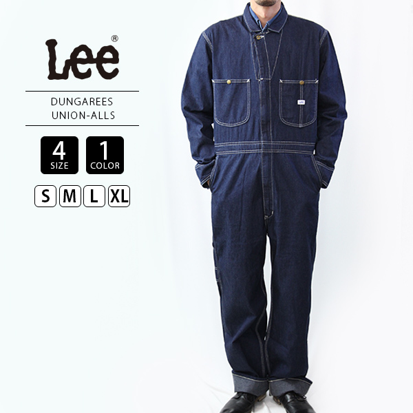 Lee つなぎ オールインワン メンズ Lee ツナギ リー つなぎ メンズ DUNGAREES UNION-ALLS LM7213-1