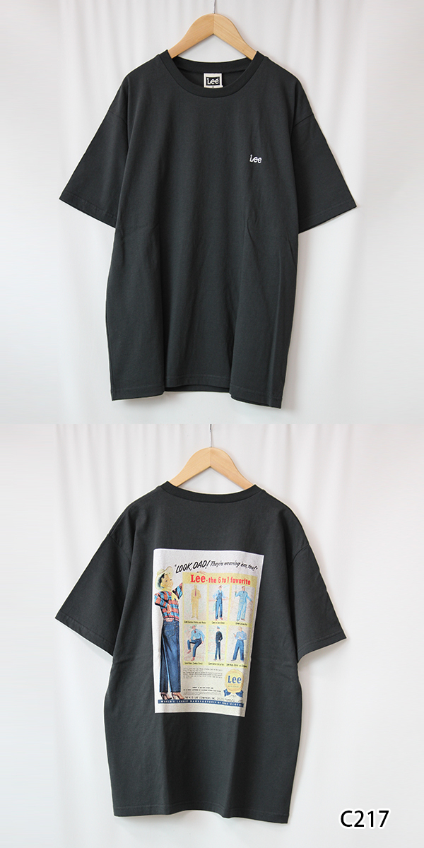 Lee Tシャツ 半袖 リー Tシャツ プリントT バックT ユニセックス メンズ レディース LT4084