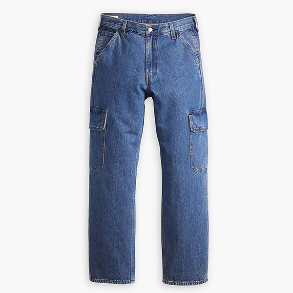 Levi'sブルーストレートデニム Levi's（リーバイス） Levi's メンズ デニム 568 ルーズストレート