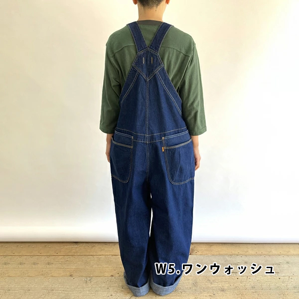 Cafetty カフェッティ レディース デニムサロペット 10オンス ポケット