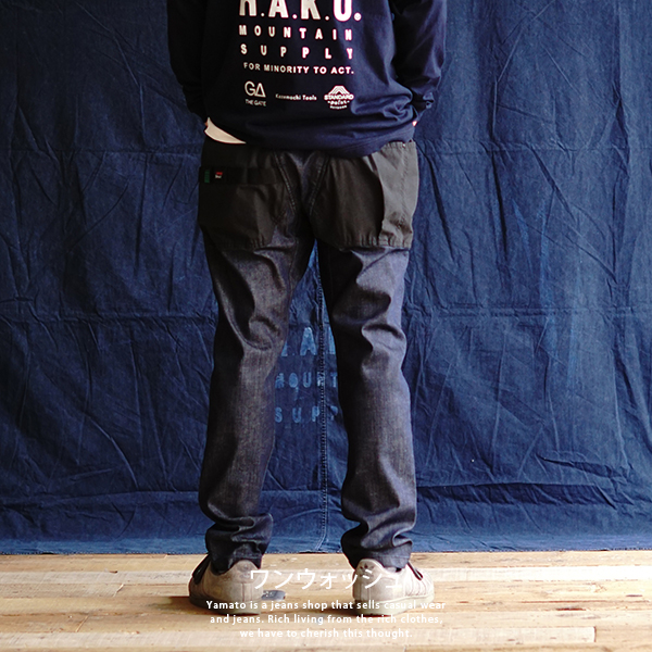 NANGA × H.A.K.U ナンガ × ハク LOW CLOTCH SKINNY デニム ジーンズ