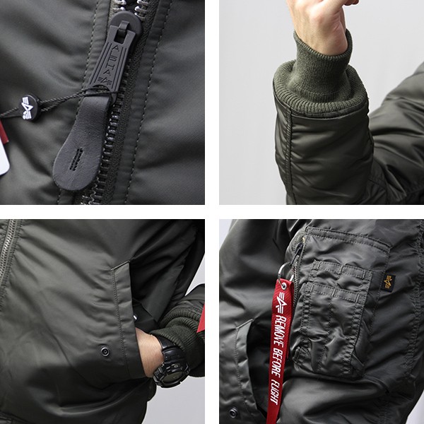 アルファインダストリーズ MA1 メンズ ALPHA INDUSTRIES フライトジャケット MA-1 TIGHT FLIGHT JACKET  20004-1