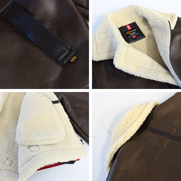新品　アルファ インダストリーズ　 B-3 フェイクムートン TA1548 Alpha Industries ALPHA INDUSTRIES アルファインダストリーズ B