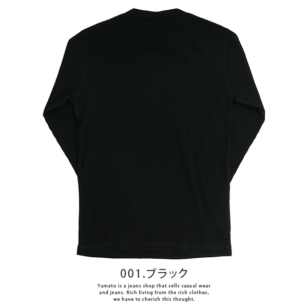 Alpha Industries ALPHA アルファ ワッフル クルーネック 長袖 T