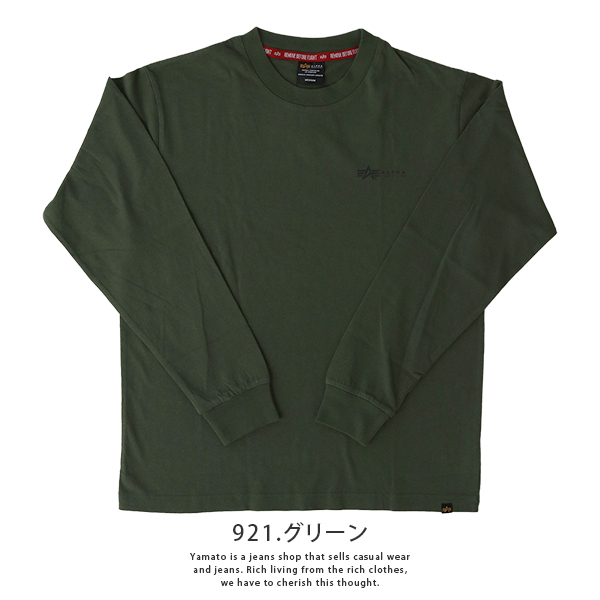 Alpha Industries ALPHA アルファインダストリーズ メンズ 長袖
