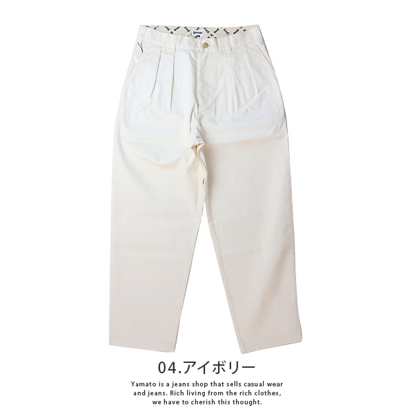 Schott パンツ ショット パンツ ボトムス タックパンツ TC DOUBLE