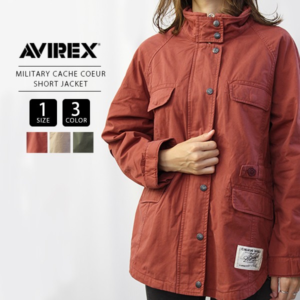 Avirex レディース アヴィレックス カシュクールジャケット アウター ミリタリー Military Cache Coeur Short Jacket 649 067 649 ジーンズショップヤマト 通販 Yahoo ショッピング