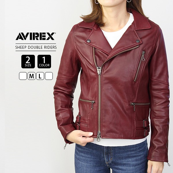 AVIREX - AVIREX シングルライダースジャケット ブラウン 【★大感謝セール】 【★大感謝セール】