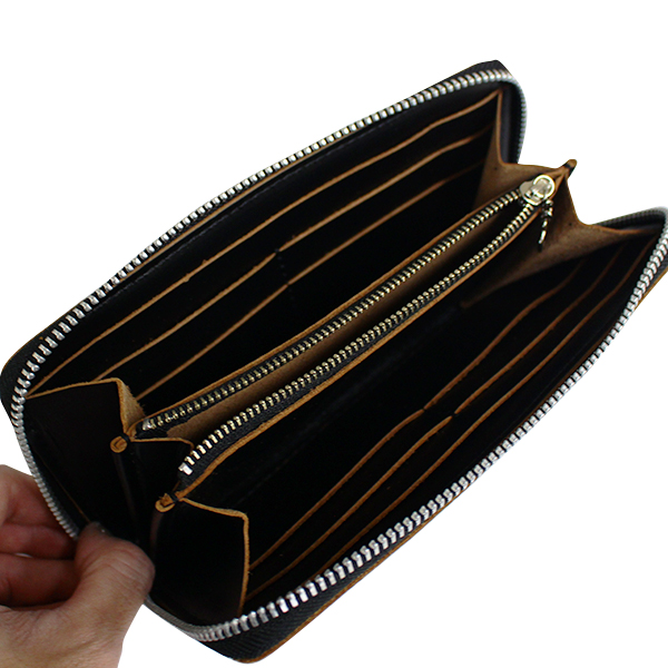 Schott ショット メンズ 革財布 レザー小物 ONESTAR ZIP WALLET
