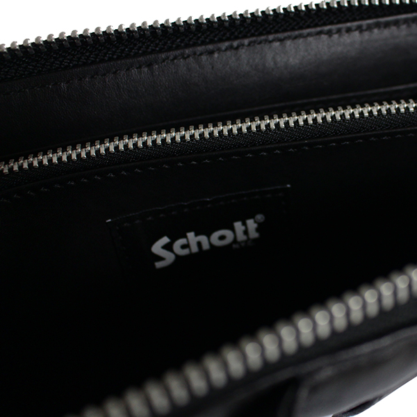 Schott N.Y.C（ショット） Schott メンズ LEATHER RIDERS ZIP WALLET