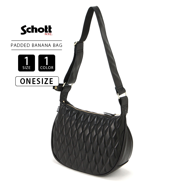 Schott N.Y.C（ショット） Schott グッズ バッグ バナナバッグ PADDED