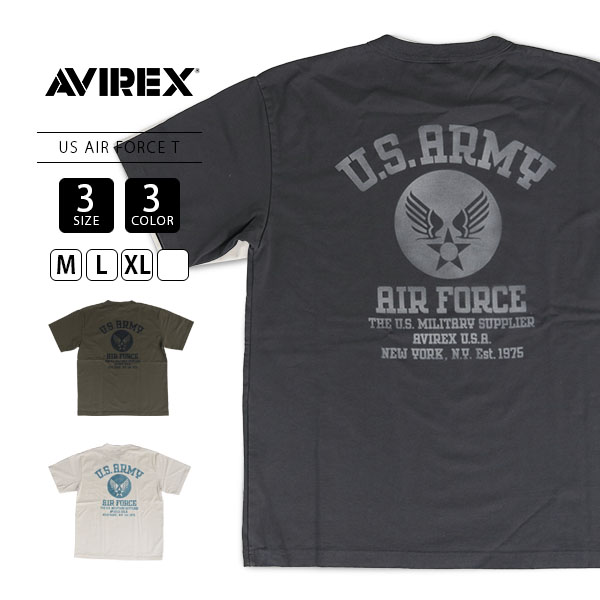 AVIREX（アヴィレックス） アビレックス 半袖 Tシャツ クルー MIL