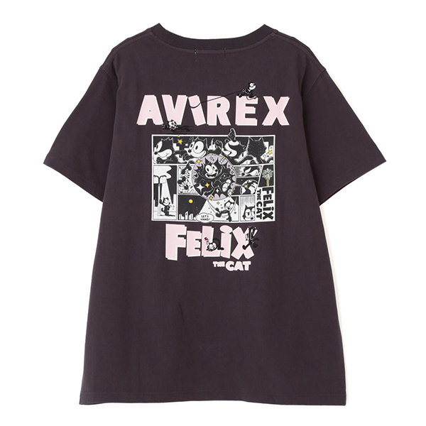 AVIREX アビレックス レディース トップス Tシャツ 半袖 FELIX THE CAT フェリックス アメカジ キャラクター コミック 漫画風 7835135610 AVIREX アビレックス レディース トップス Tシャツ 半袖 FELIX