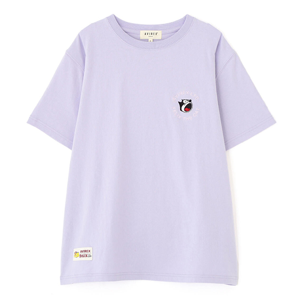 AVIREX アビレックス レディース トップス Tシャツ 半袖 FELIX THE CAT フェリックス アメカジ キャラクター 刺繍 ハート 7835135611 AVIREX アビレックス レディース トップス Tシャツ 半袖 FELIX