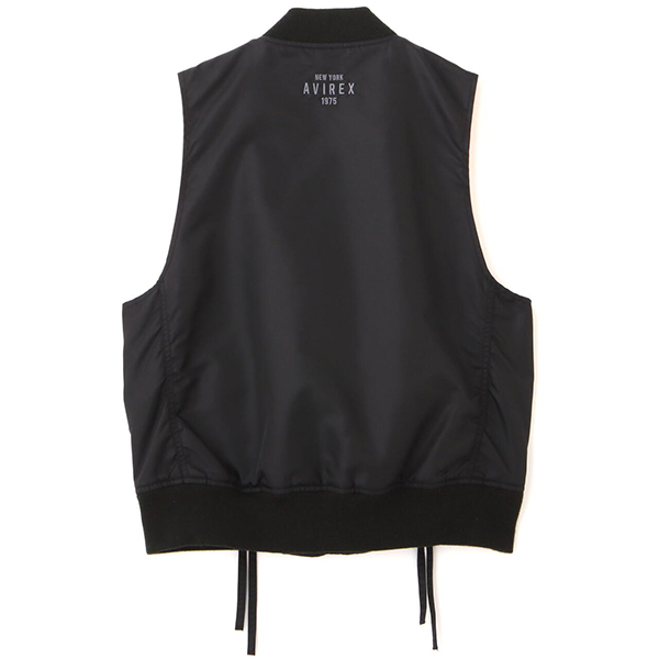 AVIREX アビレックス レディース ライトアウター ベスト MA-1 アレンジ