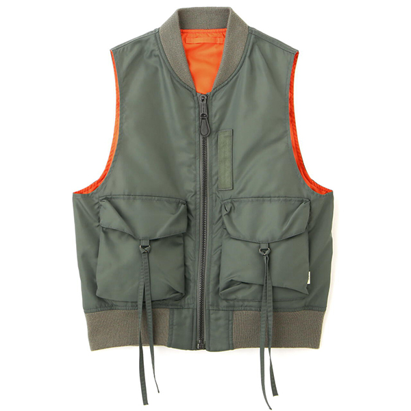 AVIREX アビレックス レディース ライトアウター ベスト MA-1