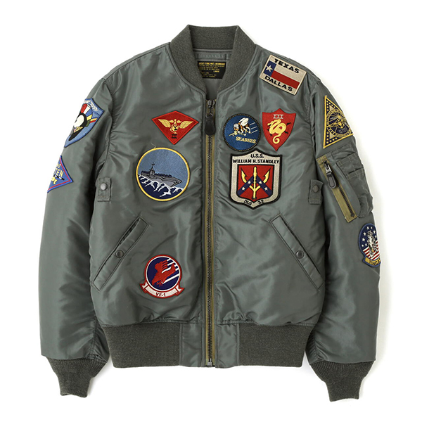 美品 AVIREX アヴィレックス ONLINE&DEPOT 限定 MA-1 GRAND CREW