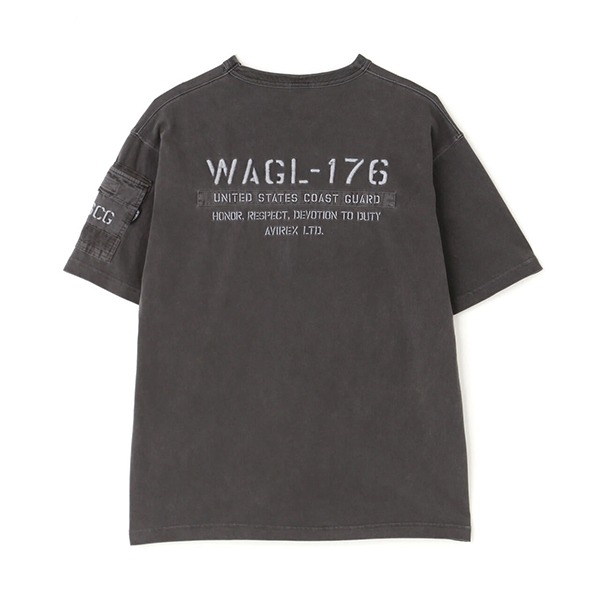 AVIREX（アヴィレックス） アビレックス メンズ Tシャツ 半袖 FADED S