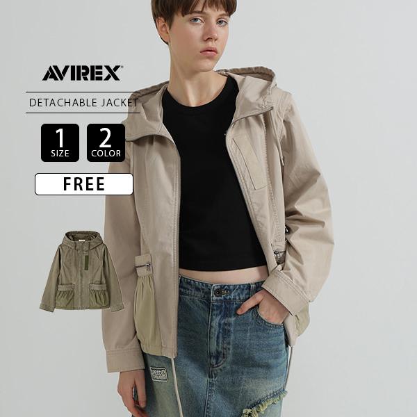 AVIREX（アヴィレックス） アビレックス レディース MILITARY ZIP