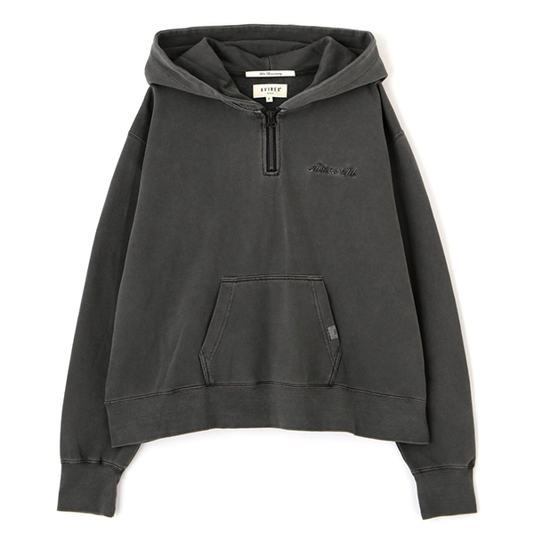 AVIREX アビレックス レディース トップス パーカー FADE WASH CADET PATCH フェイドウォッシュ カデットパッチパーカー ハーフジップ ワッペン 7835131601 AVIREX アビレックス レディース トップス パーカー FADE WASH