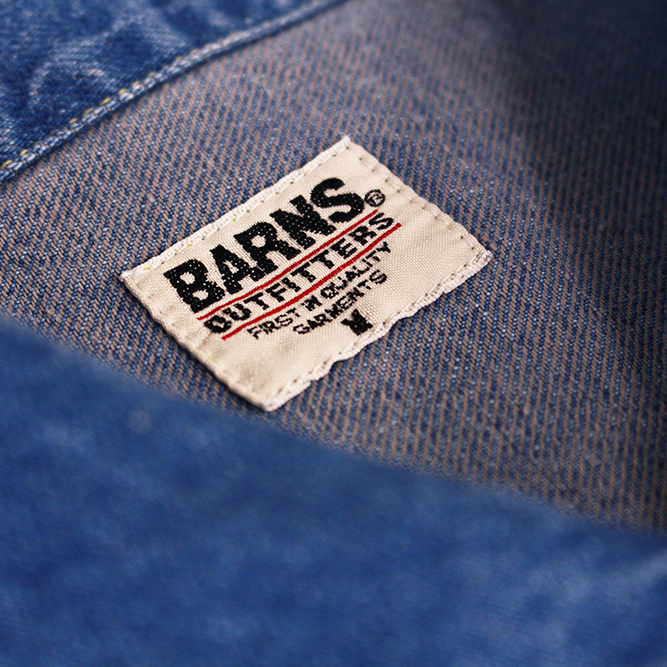 BARNS OUTFITTER バーンズアウトフィッターズ プルオーバー デニムジャケット 40'S T-BACK JACKET BR23371  0112