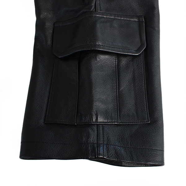 レザーショーツ 本革 レザーカーゴショーツ メンズ ボトムス ショーツ