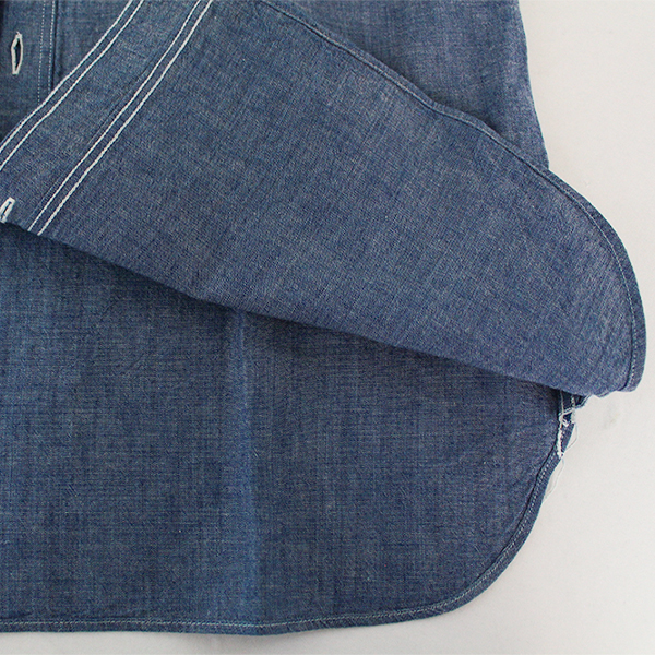 BUZZ RICKSON'S バズリクソンズ シャンブレーシャツ 長袖 シャツ BLUE