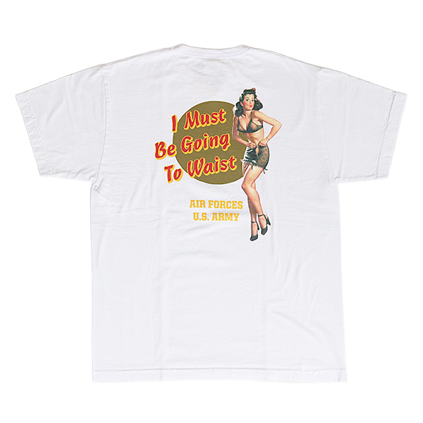 I'm brokenさま専用ページ　リップスティックプリントコットンTシャツ BUZZ RICKSON'S RICKSONS バズリクソンズ メンズ トップス 半袖 T