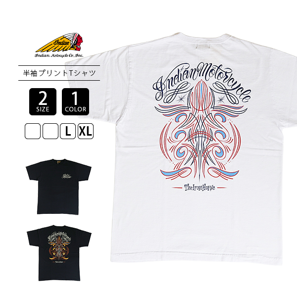 フォロー割メルリュウ 00s インディアンモーターサイクル Tシャツ