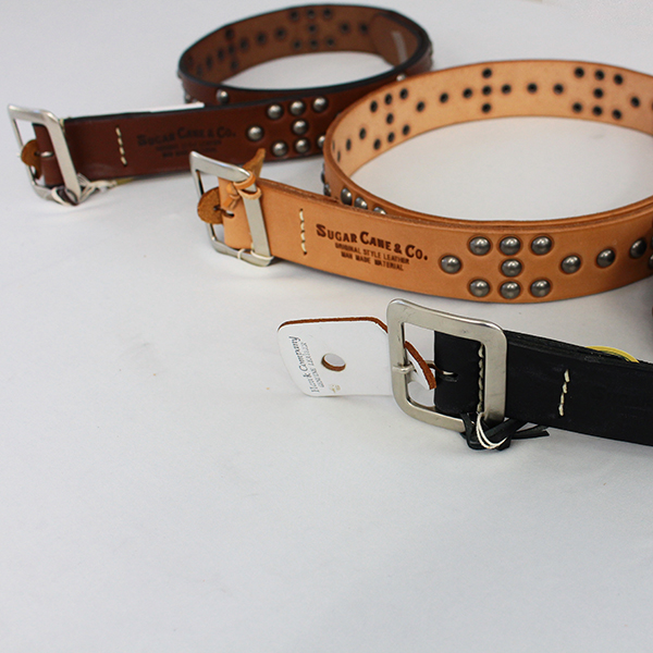 SUGAR CANE シュガーケーン スタッズベルト STUDS BELT ブラック