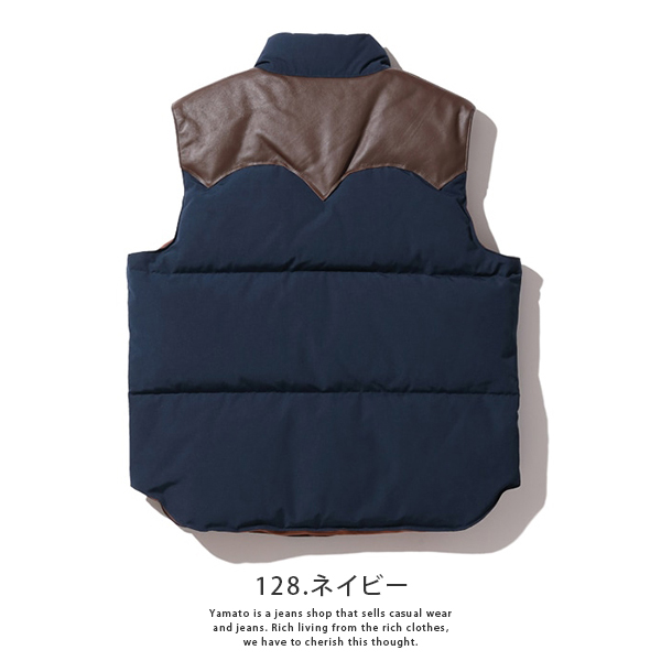 SUGAR CANE シュガーケーン LEATHER YOKE T/C DOWN VEST メンズ アウター 牛革 ダウンベスト SC15222  1018 : 143-sc15222 : ジーンズショップヤマト - 通販 - Yahoo!ショッピング