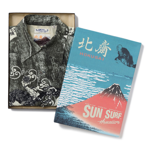 美品 sunsurf　葛飾北斎　釈迦御一代記図会ー六 アロハシャツ Lot No. SS39133 / SUN SURF × 葛飾北斎 SPECIAL EDITION “釈迦