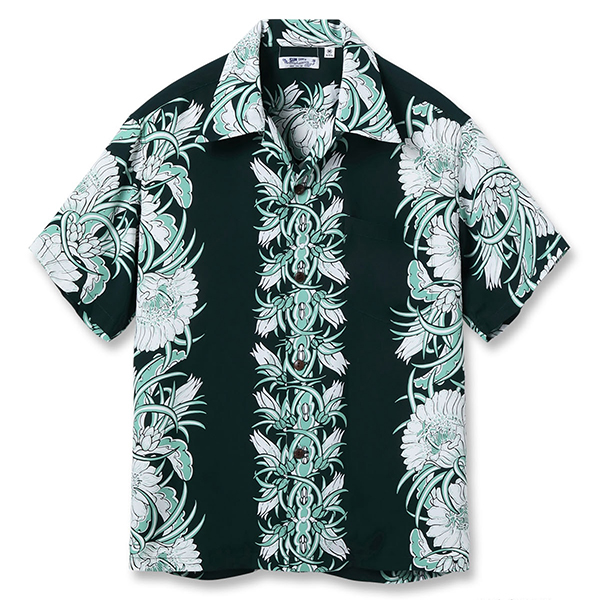 SUN SURF サンサーフ メンズトップス 半袖 アロハシャツ 抜染プリント