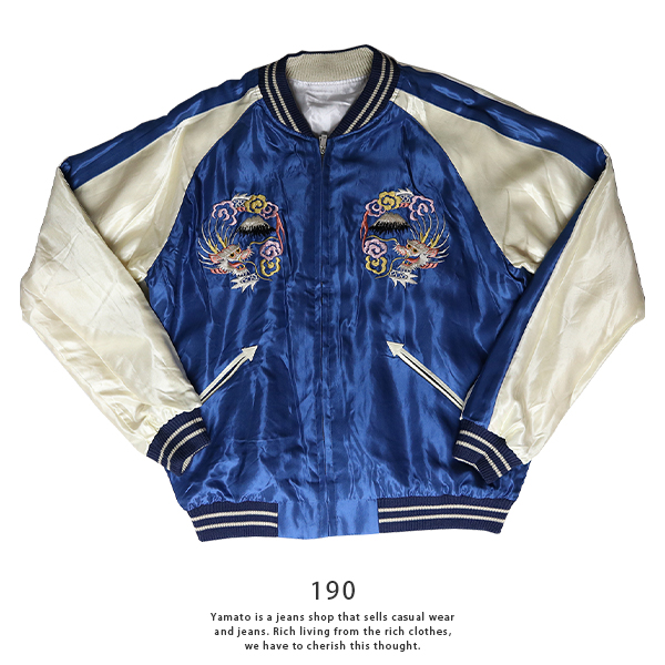 テーラー東洋 スカジャン TAILOR TOYO Late 1940s Style Acetate Souvenir Jacket  EAGLE×JAPAN MAP TT15390-3 0915