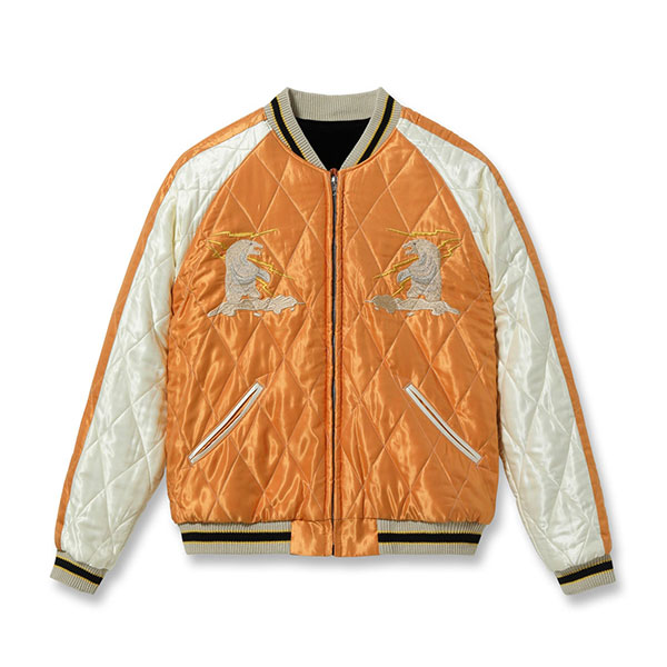 【希少】テーラー東洋 スカジャン 別珍 ベロア 白熊 グリーンランド 鷹 S テーラー東洋 別珍スカジャン グリーンランド白熊 M アラスカ - メルカリ