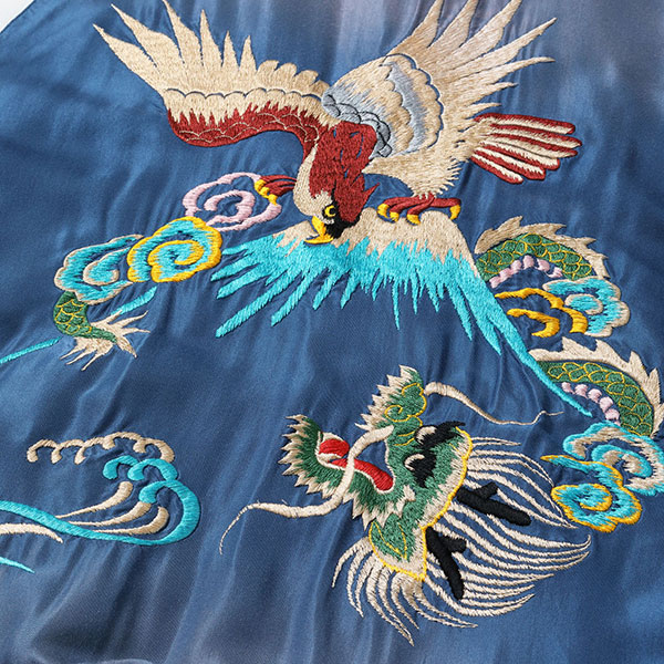 テーラー東洋 スカジャン 刺繍鷲・龍デザイン エイジング加工 楽天市場