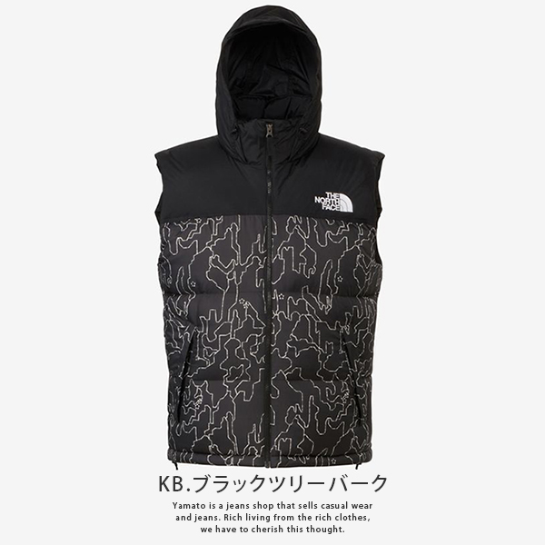 THE NORTH FACE ブラック ヌプシベスト THE NORTH FACE/ザ・ノース・フェイス〉ヌプシベスト