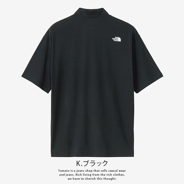 ザ・ノース・フェイス　フラッシュドライ　ポロシャツ NT22598 K THE NORTH FACE ノースフェイス 半袖 ポロシャツ メンズ