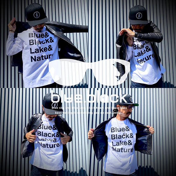 blue.black Tシャツ 長袖 ブルーブラック メンズ ロンT バス釣り