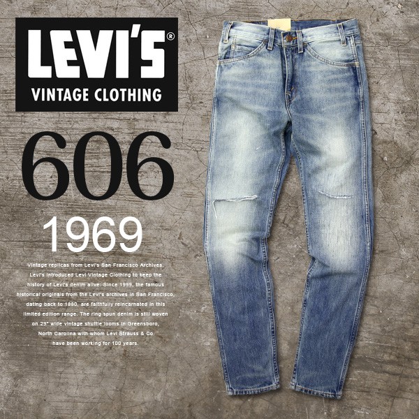 リーバイス ジーンズ LEVI'S VINTAGE CLOTHING リーバイス ビンテージ クロージング 1969 606 Jeans スリム  フィット 14oz LEG32 Levi's 30605-0057 :30605-0057:ジーンズショップヤマト - 通販 -  Yahoo!ショッピング
