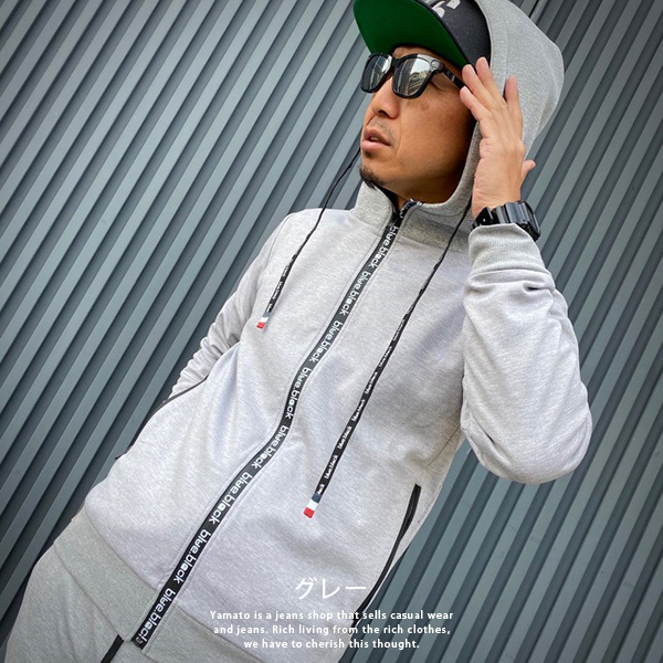 Blue Black ジップパーカー ブルーブラック パーカー メンズ プリント バス釣り フィッシング アウトドア p 007 350 p007 ジーンズショップヤマト 通販 Yahoo ショッピング