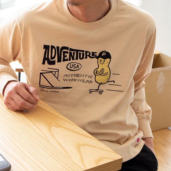 LUMBER ランバー ユニセックス トップス 長袖 Tシャツ ロンT シンプル