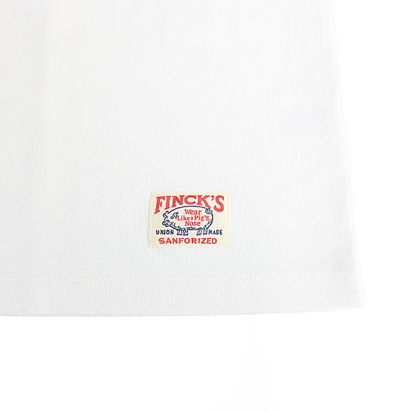 FINCK'S フィンクス メンズトップス 半袖 Tシャツ 綿100％ 花柄