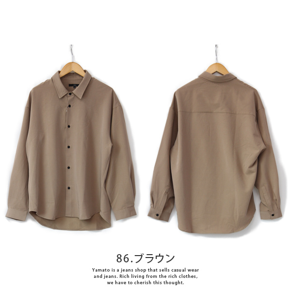 シャツ メンズ カジュアル 長袖 シャツジャケット ワークシャツ