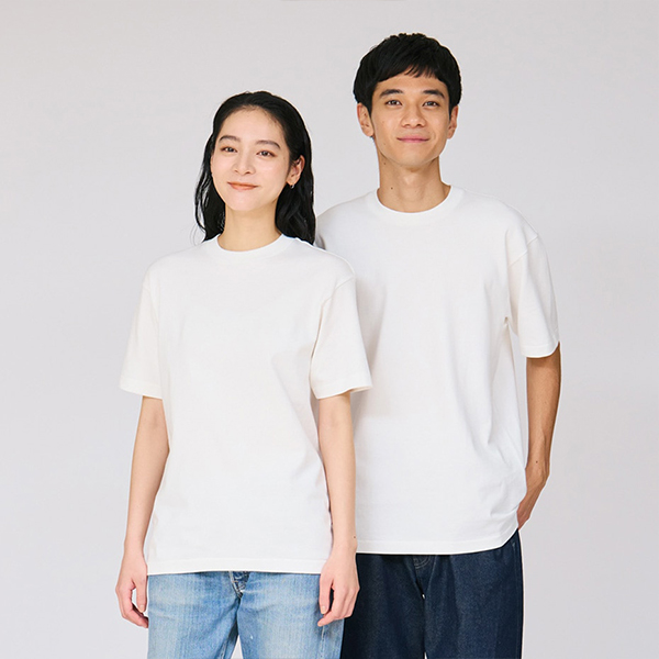  JEANS 半袖Tシャツ ホワイト Hanes（ヘインズ） ユニセックス トップス 半袖 Tシャツ 無地T
