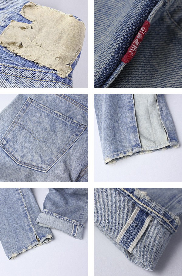 LEVI'S VINTAGE CLOTHING リーバイスビンテージクロージング 1966 66モデル ジップカスタマイド テーパード14oz デニム  ジーンズ 66501-0193