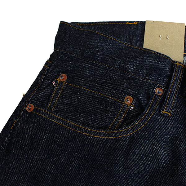 児島ジーンズ 10oz ジンバブエコットン セルビッジデニム ストレート