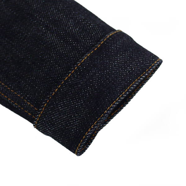 児島ジーンズ メンズ ライトアウター デニムジャケット Gジャン 1stタイプ ヘビーオンス 23oz セルビッジデニム 生デニム 極厚デニム RNB-5075 | 児島ジーンズ | 07