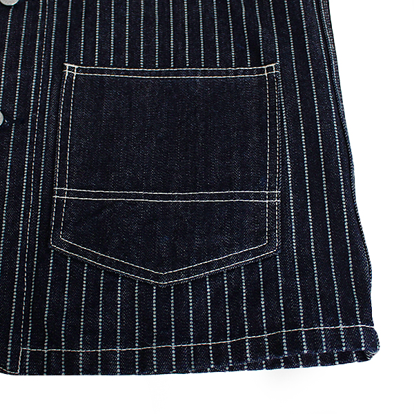 児島ジーンズ メンズ トップス カバーオール 13oz Wabash Coverall