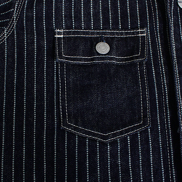 児島ジーンズ メンズ トップス カバーオール 13oz Wabash Coverall